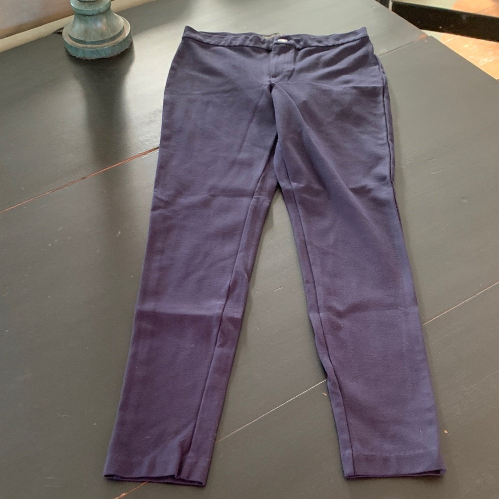 Banana Republic Navy Blue stretch work pants